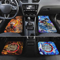 Rengoku And Giyu Car Floor Mats Custom Demon Slayer Anime Car Accessories - Gearcarcover - 2