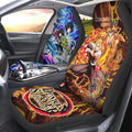 Rengoku And Giyuu Car Seat Covers Custom Demon Slayer Anime Car Accessories - Gearcarcover - 1