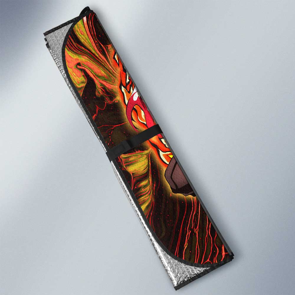 Rengoku And Giyuu Car Sunshade Custom Demon Slayer Anime Car Accessories - Gearcarcover - 2