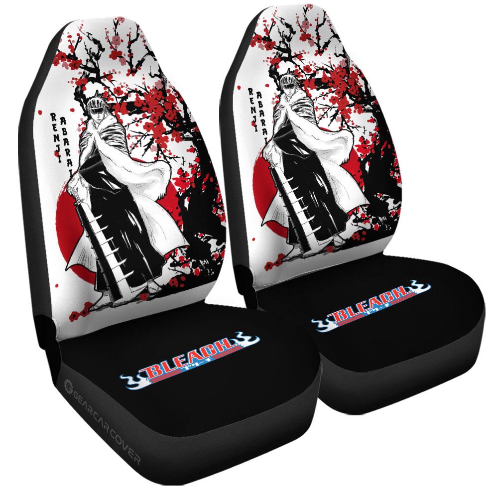 Renji Abarai Car Seat Covers Custom Japan Style Anime Bleach Car Interior Accessories - Gearcarcover - 3