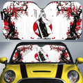 Renji Abarai Car Sunshade Custom Janpan Style Anime Bleach Car Accessories - Gearcarcover - 1