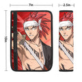 Renji Abarai Seat Belt Covers Custom Bleach Anime Car Accessories - Gearcarcover - 1