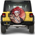 Renji Abarai Spare Tire Covers Custom Bleach Anime Car Accessories - Gearcarcover - 1