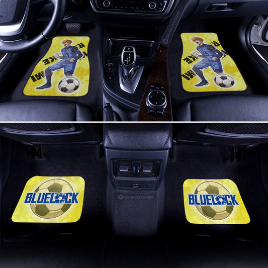 Rensuke Kunigami Car Floor Mats Custom Blue Lock Anime - Gearcarcover - 2