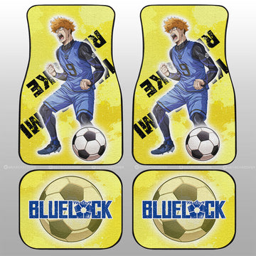 Rensuke Kunigami Car Floor Mats Custom Blue Lock Anime - Gearcarcover - 1