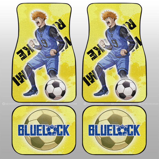 Rensuke Kunigami Car Floor Mats Custom Blue Lock Anime - Gearcarcover - 1