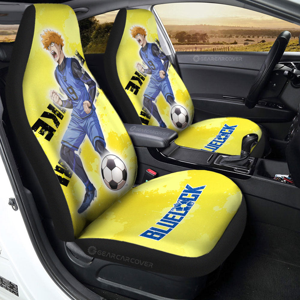 Rensuke Kunigami Car Seat Covers Custom Blue Lock Anime - Gearcarcover - 2