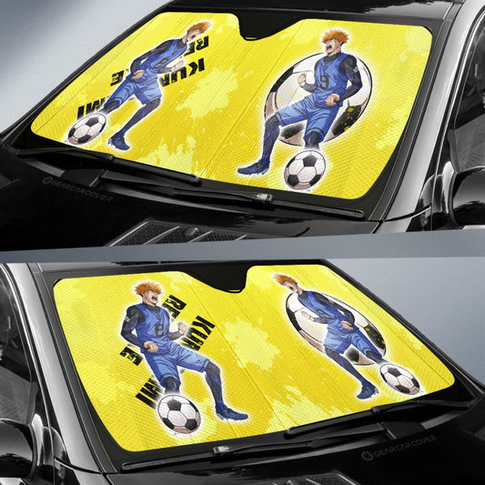 Rensuke Kunigami Car Sunshade Custom Blue Lock Anime - Gearcarcover - 2