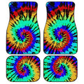 Reserve Tie Dye Car Floor Mats Custom Hippie Car Accessories - Gearcarcover - 1