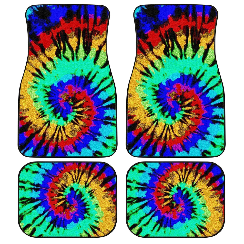 Reserve Tie Dye Car Floor Mats Custom Hippie Car Accessories - Gearcarcover - 1