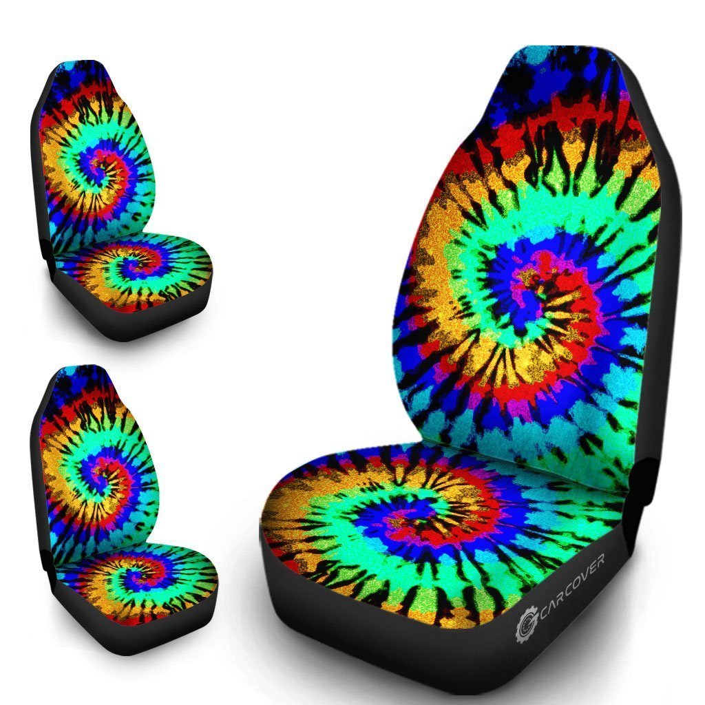Reserve Tie Dye Car Seat Covers Custom Hippie Car Accessories - Gearcarcover - 4