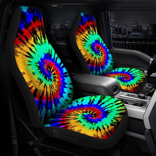 Reserve Tie Dye Car Seat Covers Custom Hippie Car Accessories - Gearcarcover - 1