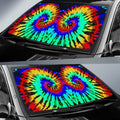 Reserve Tie Dye Car Sunshade Custom Printed Hippie Car Accessories - Gearcarcover - 2