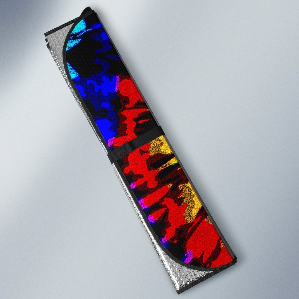 Reserve Tie Dye Car Sunshade Custom Printed Hippie Car Accessories - Gearcarcover - 3