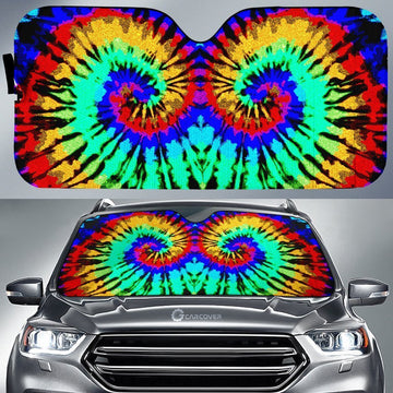 Reserve Tie Dye Car Sunshade Custom Printed Hippie Car Accessories - Gearcarcover - 1