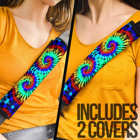 Reserve Tie Dye Seat Belt Covers Custom Hippie Car Accessories Gifts - Gearcarcover - 2
