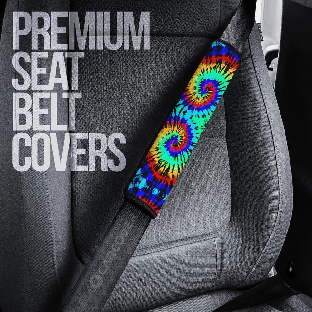 Reserve Tie Dye Seat Belt Covers Custom Hippie Car Accessories Gifts - Gearcarcover - 3