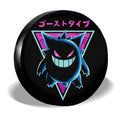 Retro Gengar Spare Tire Cover Custom Car Decorations - Gearcarcover - 2