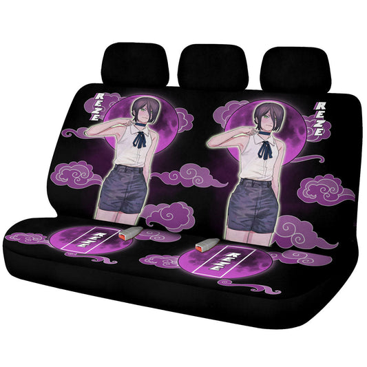 Reze Car Back Seat Covers Custom Chainsaw Man Anime Car Accessories - Gearcarcover - 1
