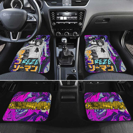 Reze Car Floor Mats Custom Chainsaw Man Anime - Gearcarcover - 2