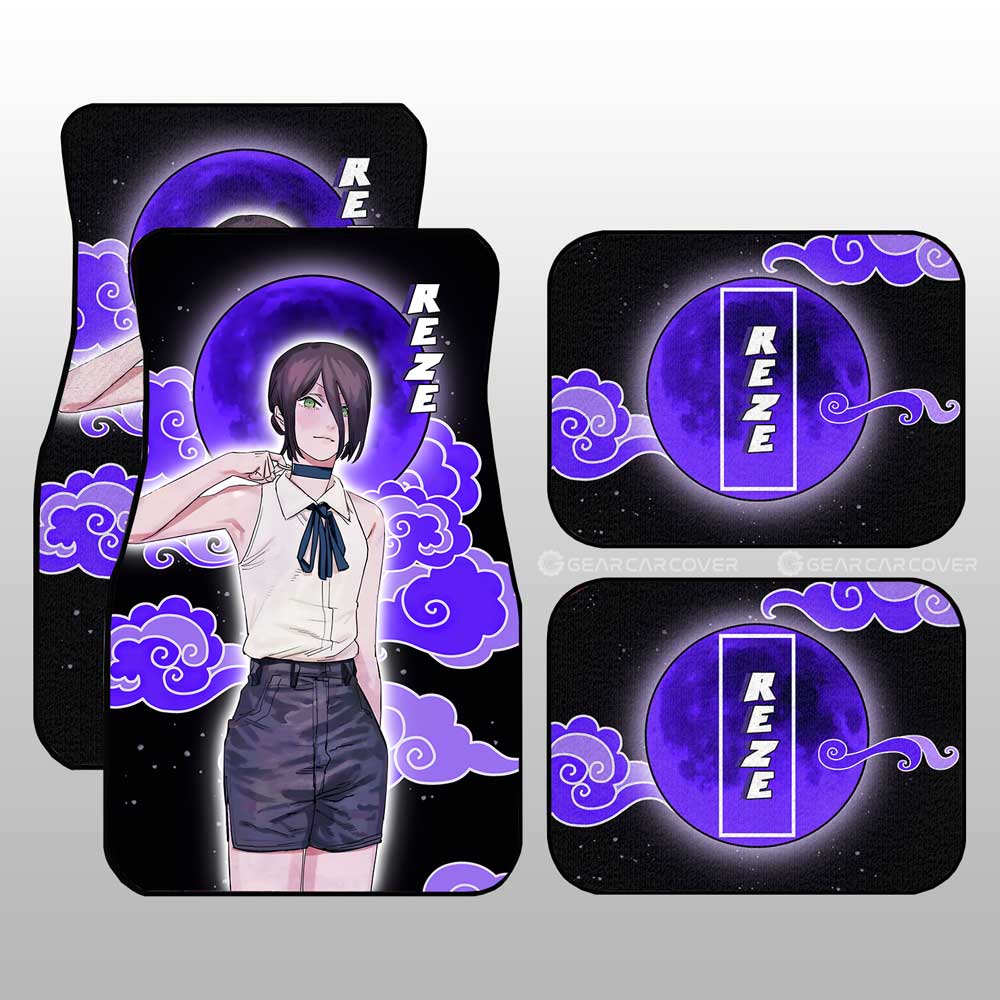 Reze Car Floor Mats Custom Chainsaw Man Anime - Gearcarcover - 1