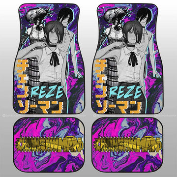 Reze Car Floor Mats Custom Chainsaw Man Anime - Gearcarcover - 1