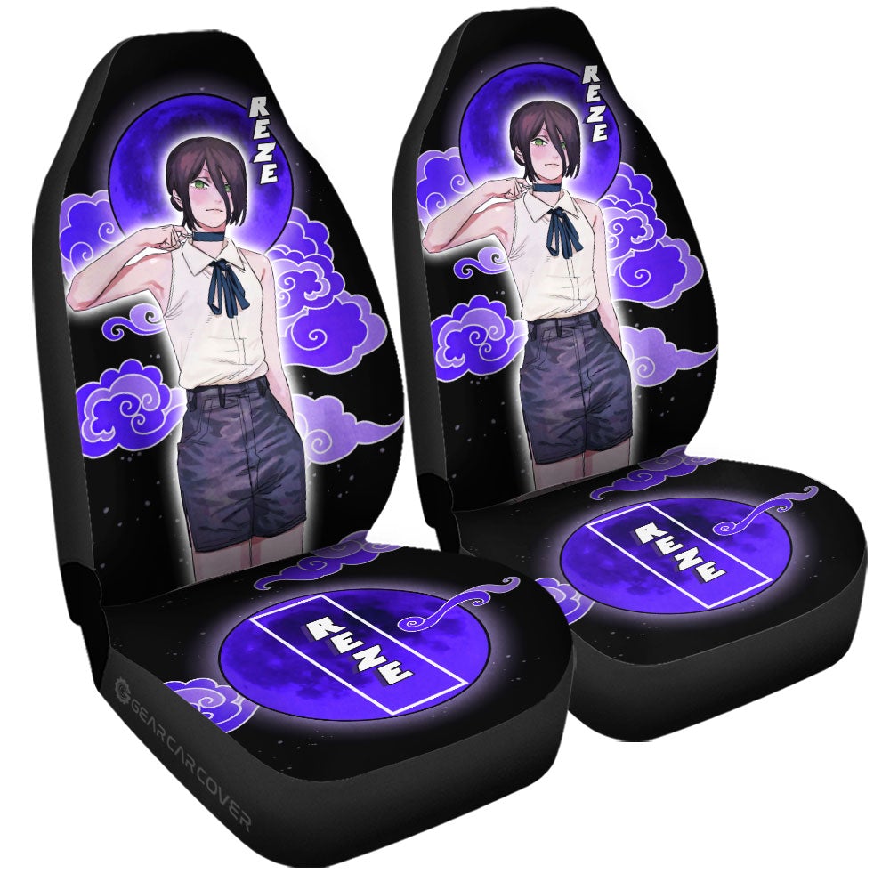 Reze Car Seat Covers Custom Chainsaw Man Anime - Gearcarcover - 3