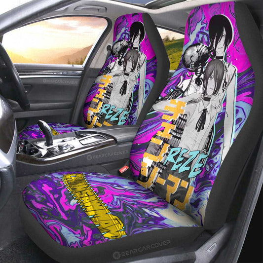 Reze Car Seat Covers Custom Chainsaw Man Anime - Gearcarcover - 2