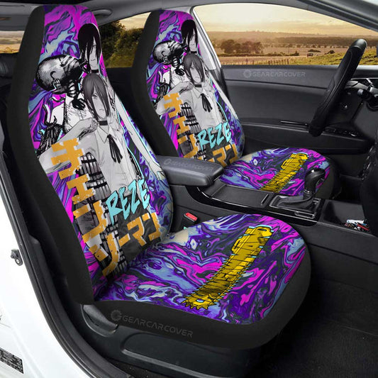 Reze Car Seat Covers Custom Chainsaw Man Anime - Gearcarcover - 1