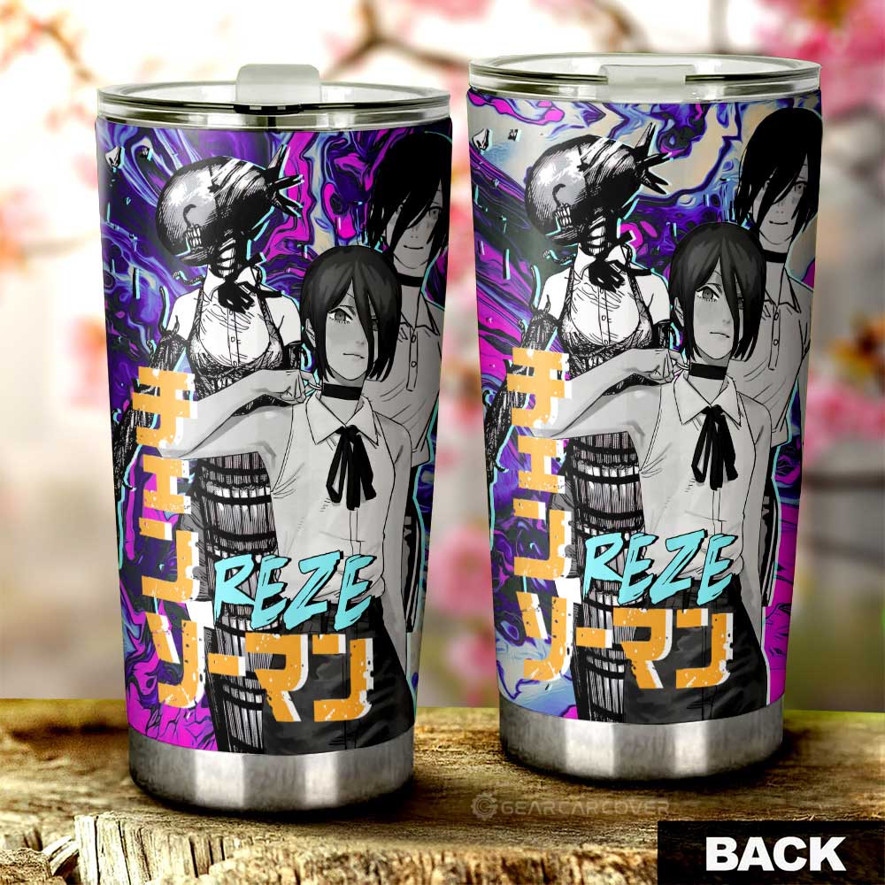 Reze Tumbler Cup Custom Chainsaw Man Anime - Gearcarcover - 3