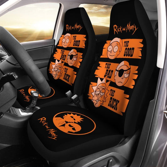 Rick and Morty Car Seat Covers Crossover The Good The Bad The Rick - Gearcarcover - 1