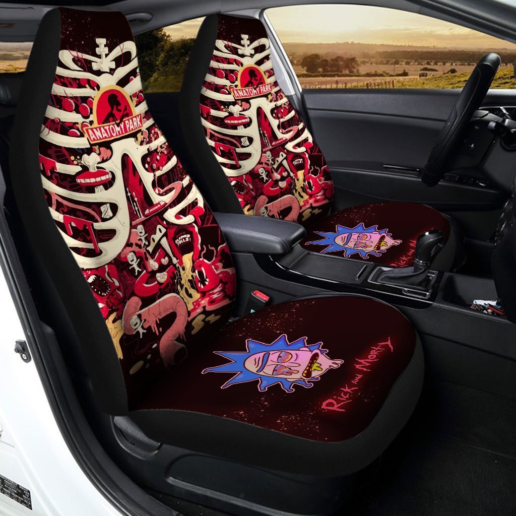Rick and Morty Car Seat Covers Custom Anatomy Park - Gearcarcover - 2