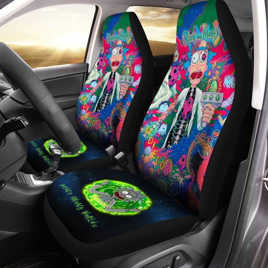 Rick and Morty Car Seat Covers Custom Car Accessories - Gearcarcover - 1