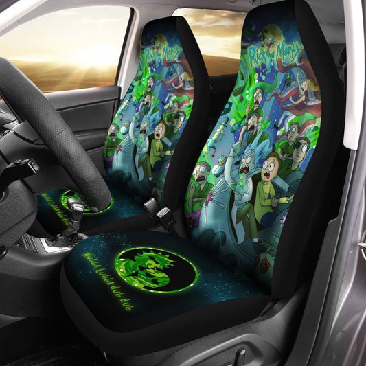 Rick and Morty Car Seat Covers Custom Car Accessories MV2110 - Gearcarcover - 1