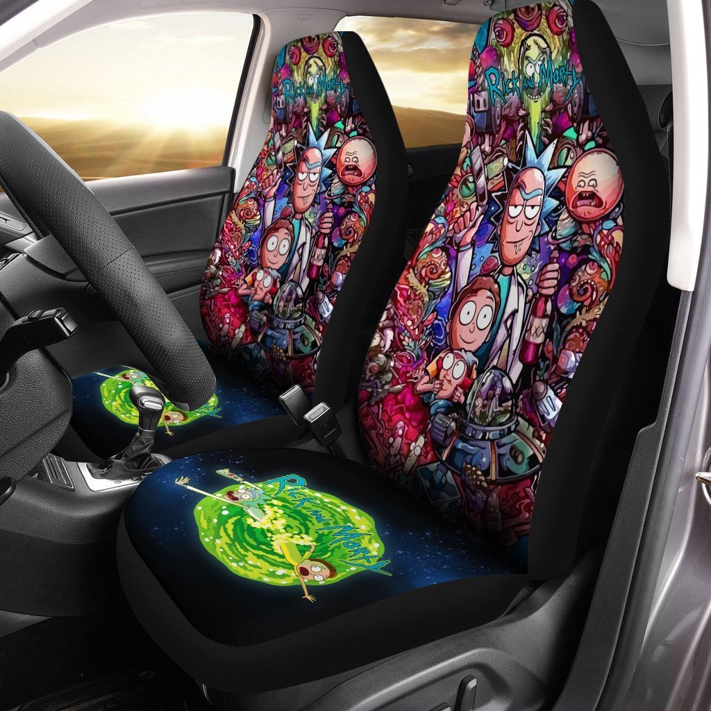 Rick and Morty Car Seat Covers Custom Car Accessories MV52 - Gearcarcover - 1