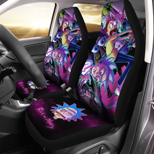 Rick and Morty Car Seat Covers Custom Car Accessories MV53 - Gearcarcover - 1