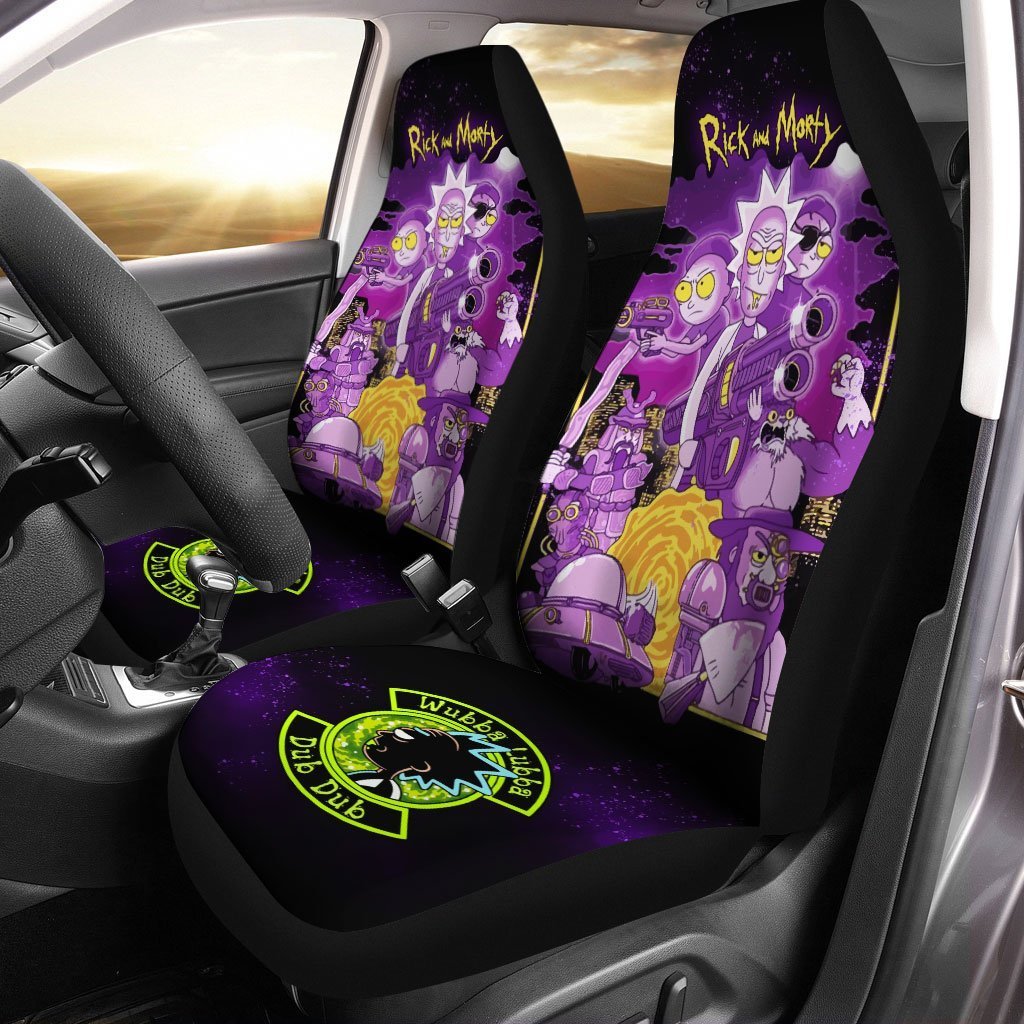 Rick and Morty Car Seat Covers Custom Car Accessories MV56 - Gearcarcover - 1