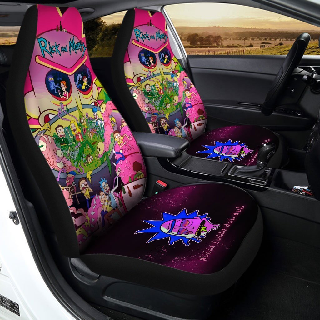 Rick and Morty Car Seat Covers Custom Car Accessories MV65 - Gearcarcover - 2