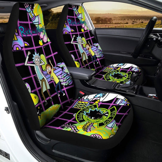 Rick and Morty Car Seat Covers Custom Car Accessories MV69 - Gearcarcover - 2