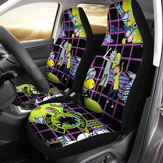 Rick and Morty Car Seat Covers Custom Car Accessories MV69 - Gearcarcover - 1