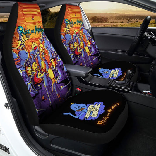 Rick and Morty Car Seat Covers Custom Existence Is Pain - Gearcarcover - 2