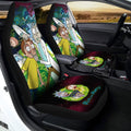 Rick and Morty Car Seat Covers Custom Funny Open Eyes - Gearcarcover - 2