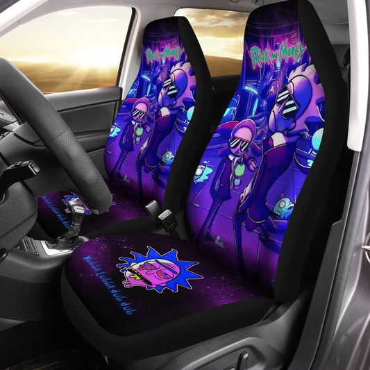 Rick and Morty Car Seat Covers Custom Men In Black - Gearcarcover - 1
