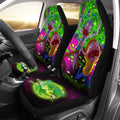 Rick and Morty Car Seat Covers Custom Screaming Funny Car Accessories - Gearcarcover - 1