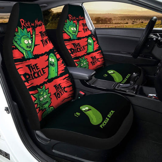 Rick and Morty Car Seat Covers Custom The Tiny The Pickle The Toxic - Gearcarcover - 2