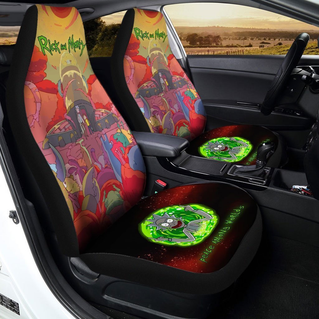 Rick and Morty Custom Car Seat Covers Custom MV10 - Gearcarcover - 2