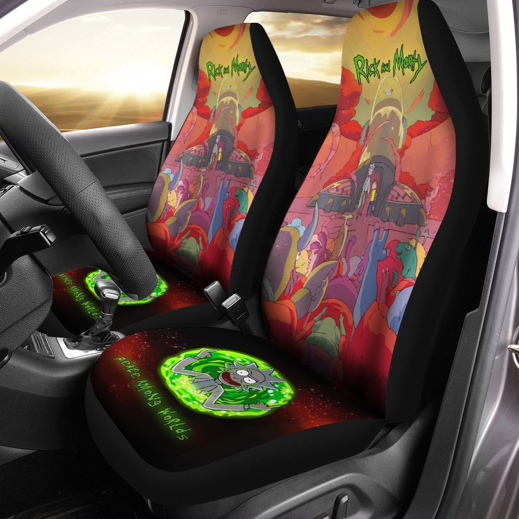 Rick and Morty Custom Car Seat Covers Custom MV10 - Gearcarcover - 1