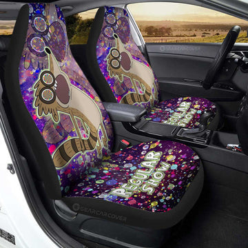 Rigby Regular Show Car Seat Covers Custom Cartoon Car Accessories - Gearcarcover - 1