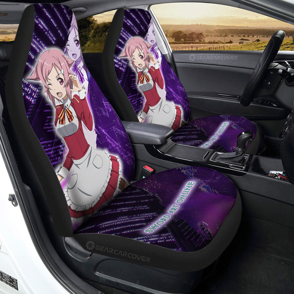 Rika Shinozaki (Lisbeth) Car Seat Covers Custom Sword Art Online Anime - Gearcarcover - 1