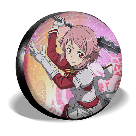 Rika Shinozaki Lisbeth Spare Tire Covers Custom Sword Art Online Anime Car Accessories - Gearcarcover - 2